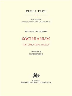 cover image of Socinianism